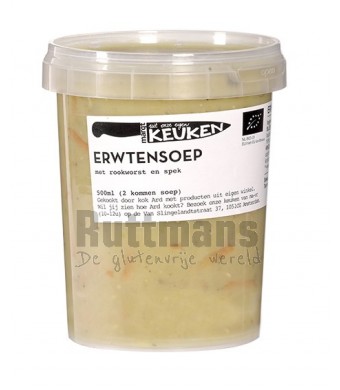 Erwtensoep met rookworst (diepvries)