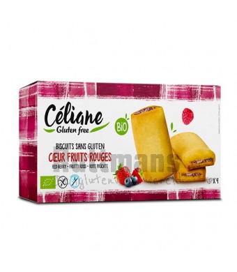 Koekreep met rode fruitvulling