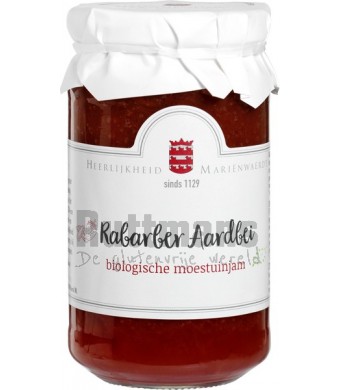 Rabarber aardbeienjam