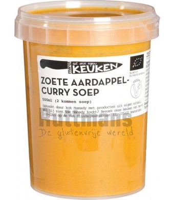 Zoete aardappel-currysoep (diepvries)