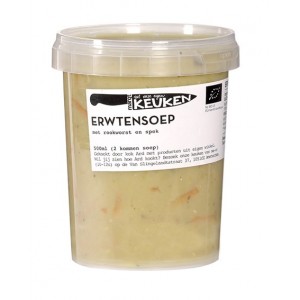 Erwtensoep met rookworst (diepvries)