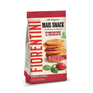 Maïssnack tomaat basilicum