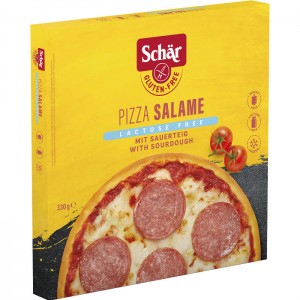 Pizza Salami Lactosevrij (diepvries)