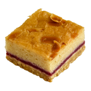 Raspberry almond cake (diepvries) - vegan