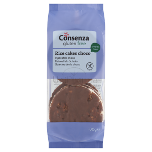 Rijstwafel met lactosevrije chocolade