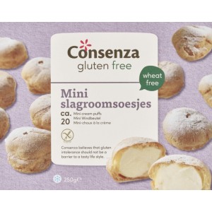 Mini-Slagroomsoesjes (diepvries)