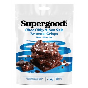 Brownie Crisps choc chip & Sea Salt 