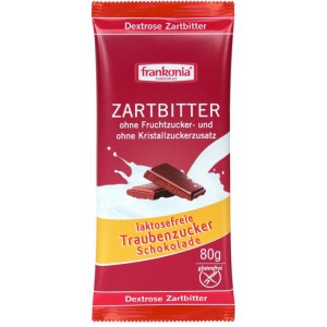 Pure chocolade, zonder fructose en zonder kristalsuiker