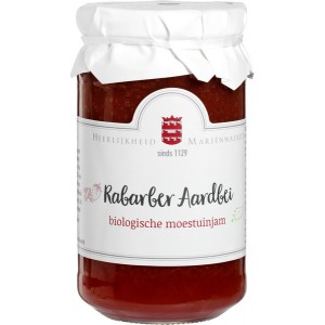 Rabarber aardbeienjam