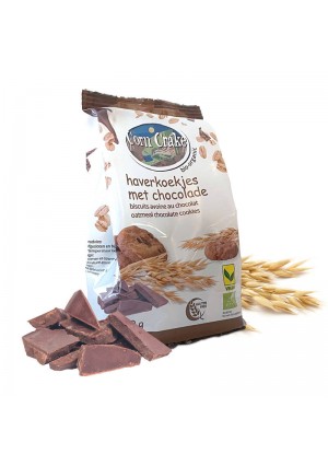 Haverkoekjes met stukjes chocolade